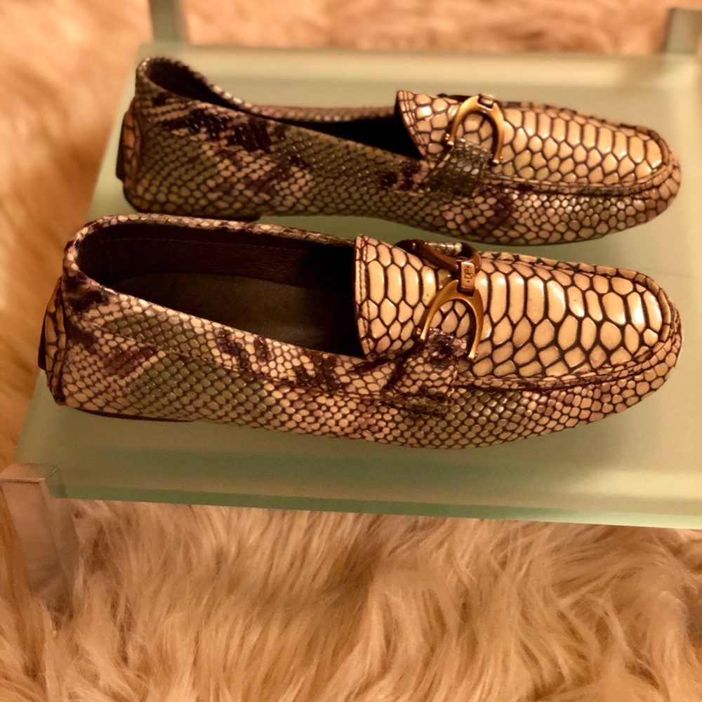 Donald Pliner Python Embossed Loafer/Driver. - image 1
